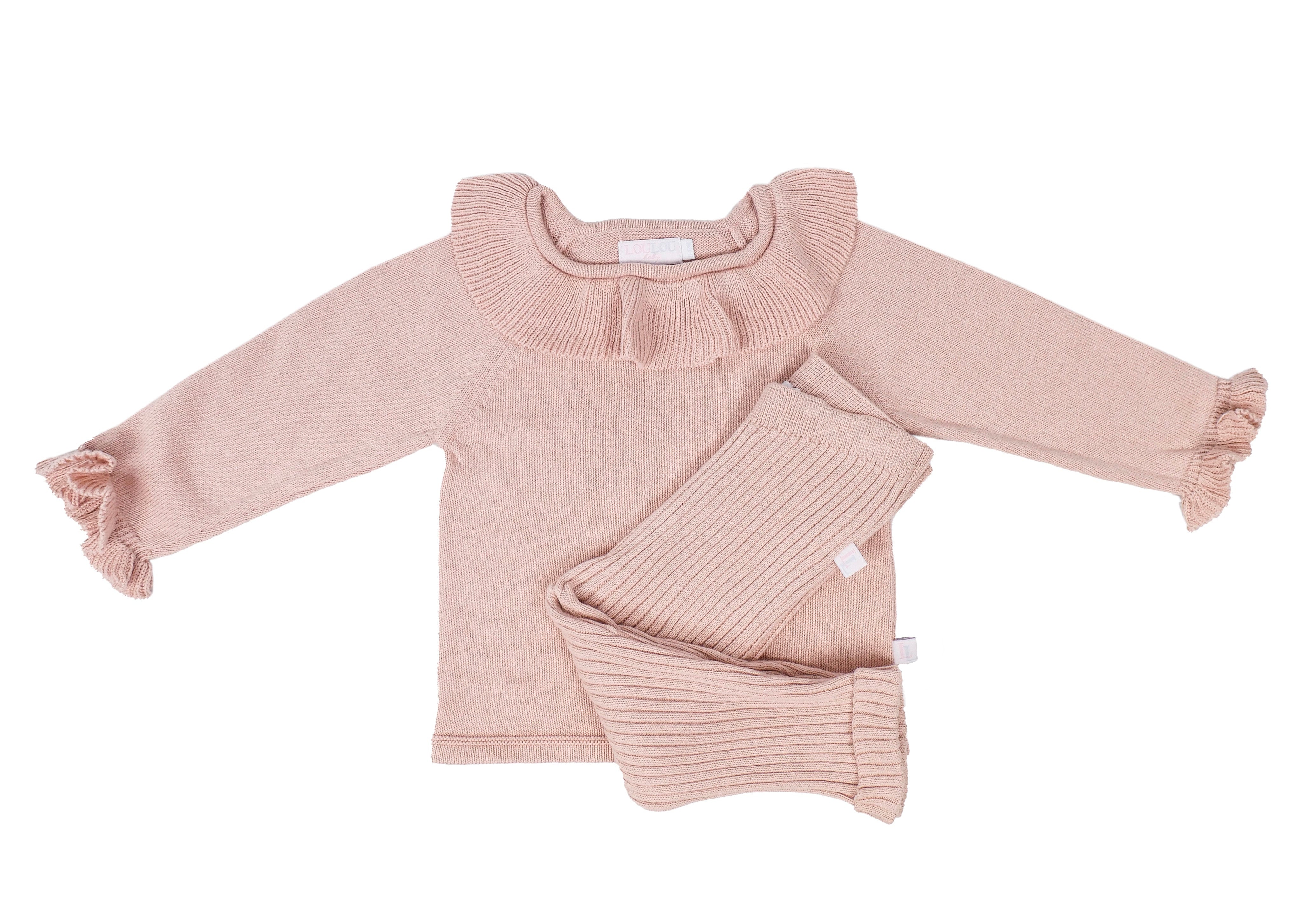 LouLou Byxa & Kofta Rosa